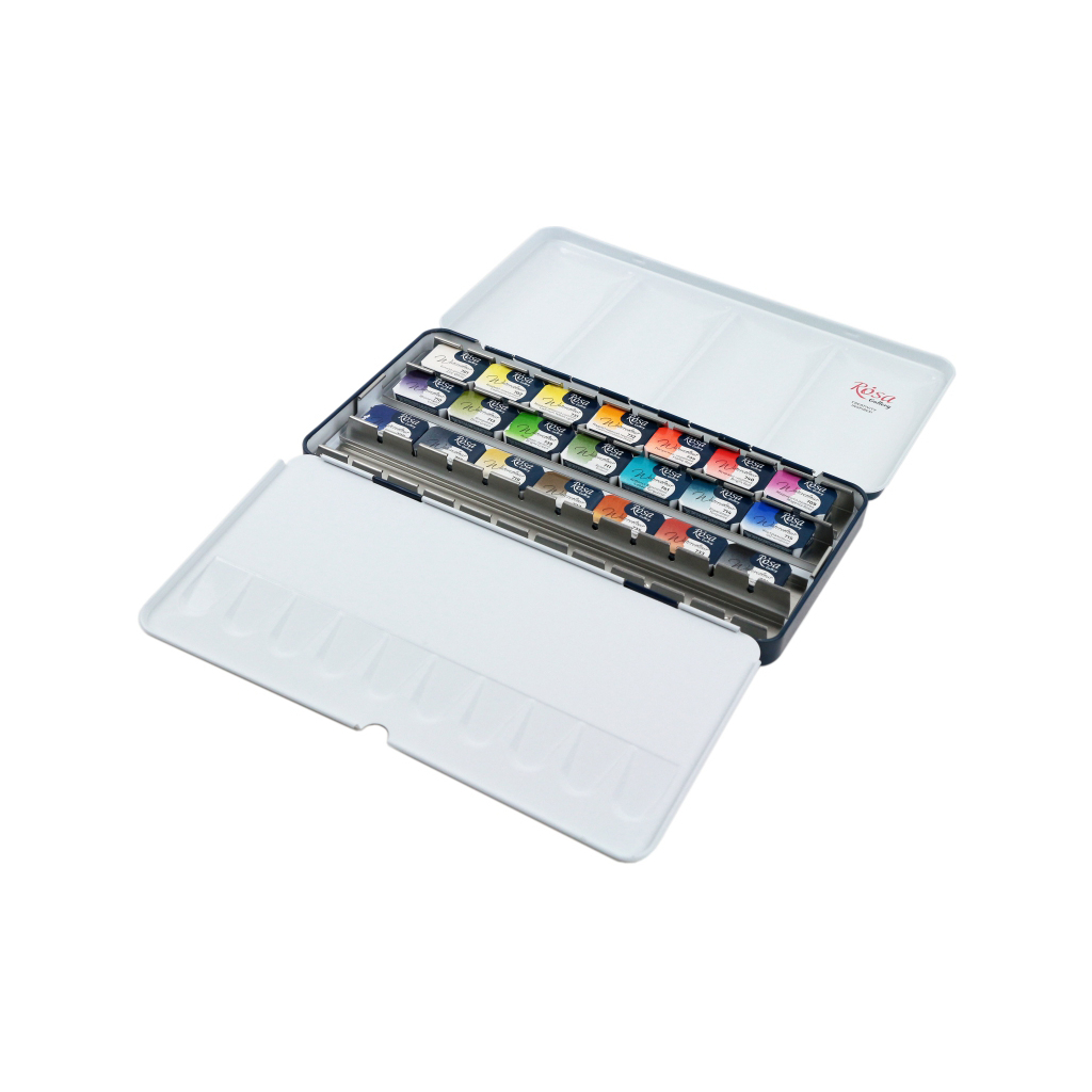 Акварельні фарби Rosa Gallery Модерн в метал. пеналі 21 колір 2.5 мл (4823098506966) - зображення 2