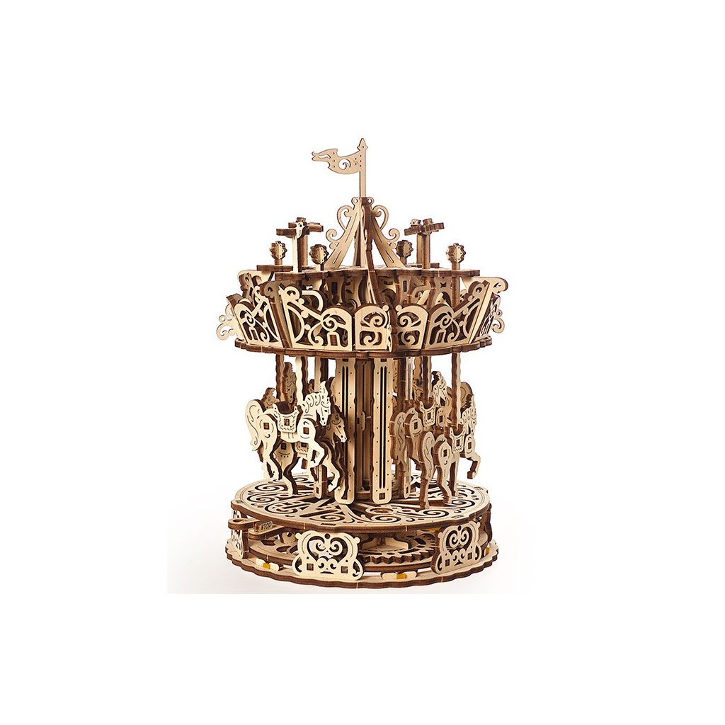 Конструктор Ugears Карусель (70129) - зображення 4