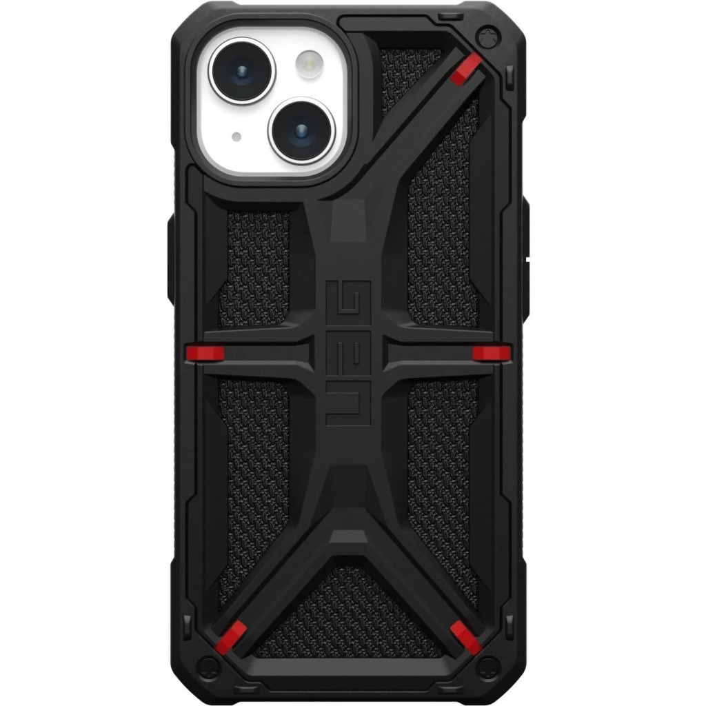 Чохол до мобільного телефона UAG Apple iPhone 15 Monarch, Kevlar Black (114289113940) - зображення 1