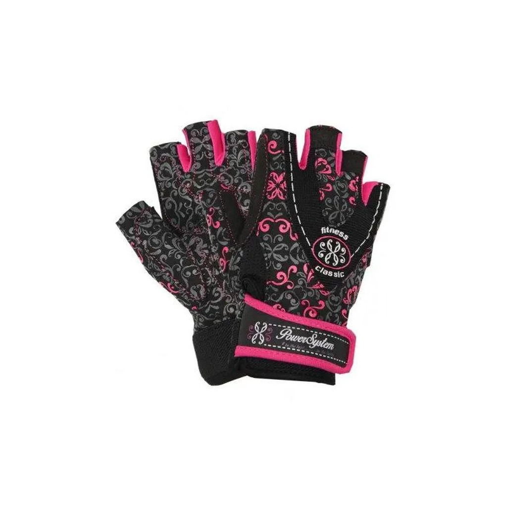 Рукавички для фітнесу Power System Classy PS-2910 Pink XS (PS_2910_XS_Black/Pink) - зображення 1