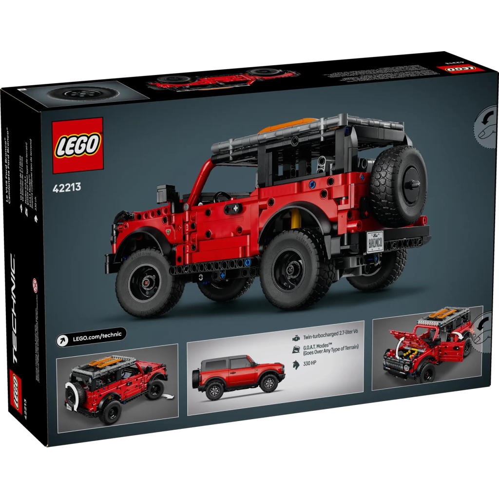 Конструктор LEGO Technic Позашляховик Ford Bronco (42213) - зображення 7