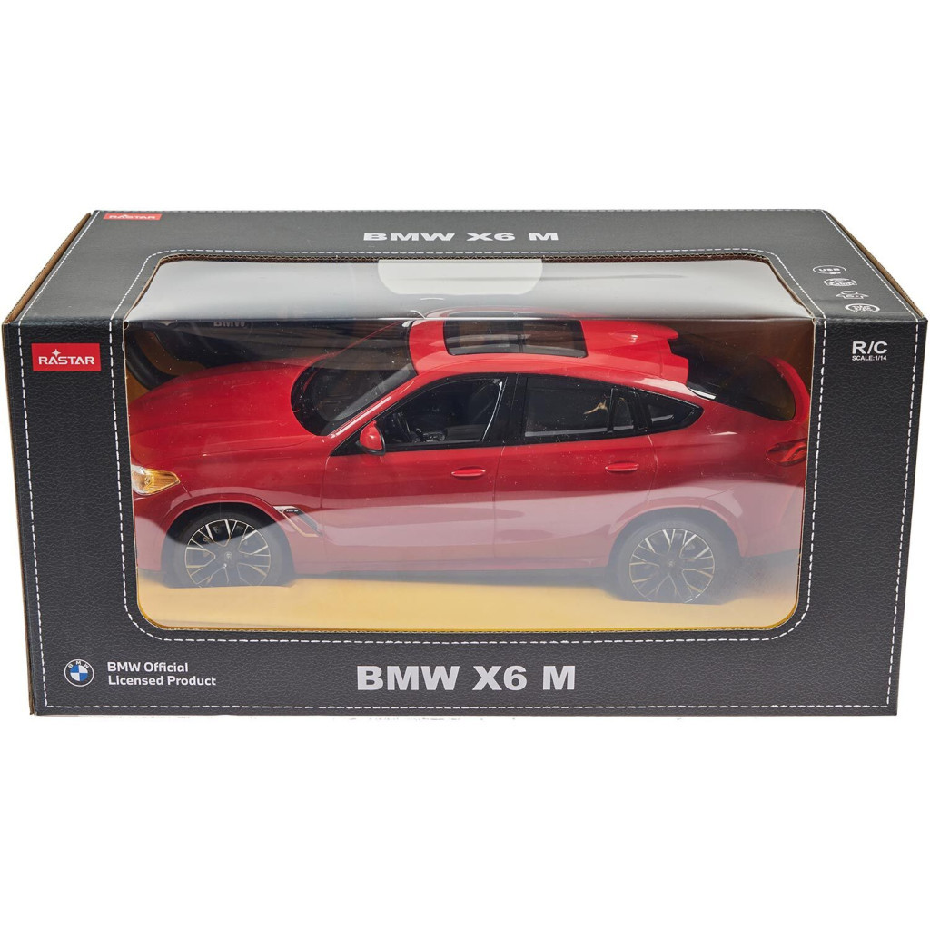 Радіокерована іграшка Rastar BMW X6 1:14 червоний (99260 red) - зображення 9