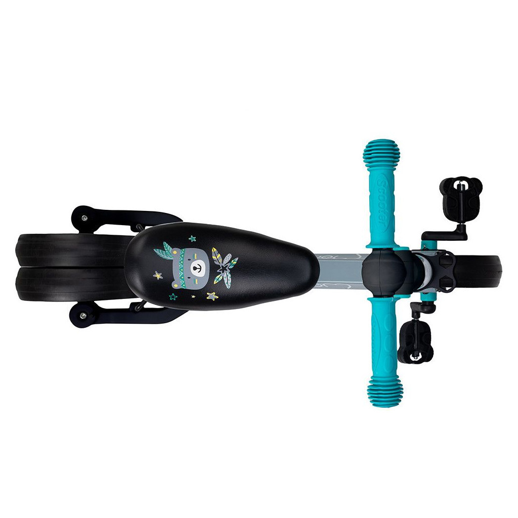 Біговел MoMi Loris 3 в 1 велосипед Grey-Turquoise (ROBI00041) - зображення 6