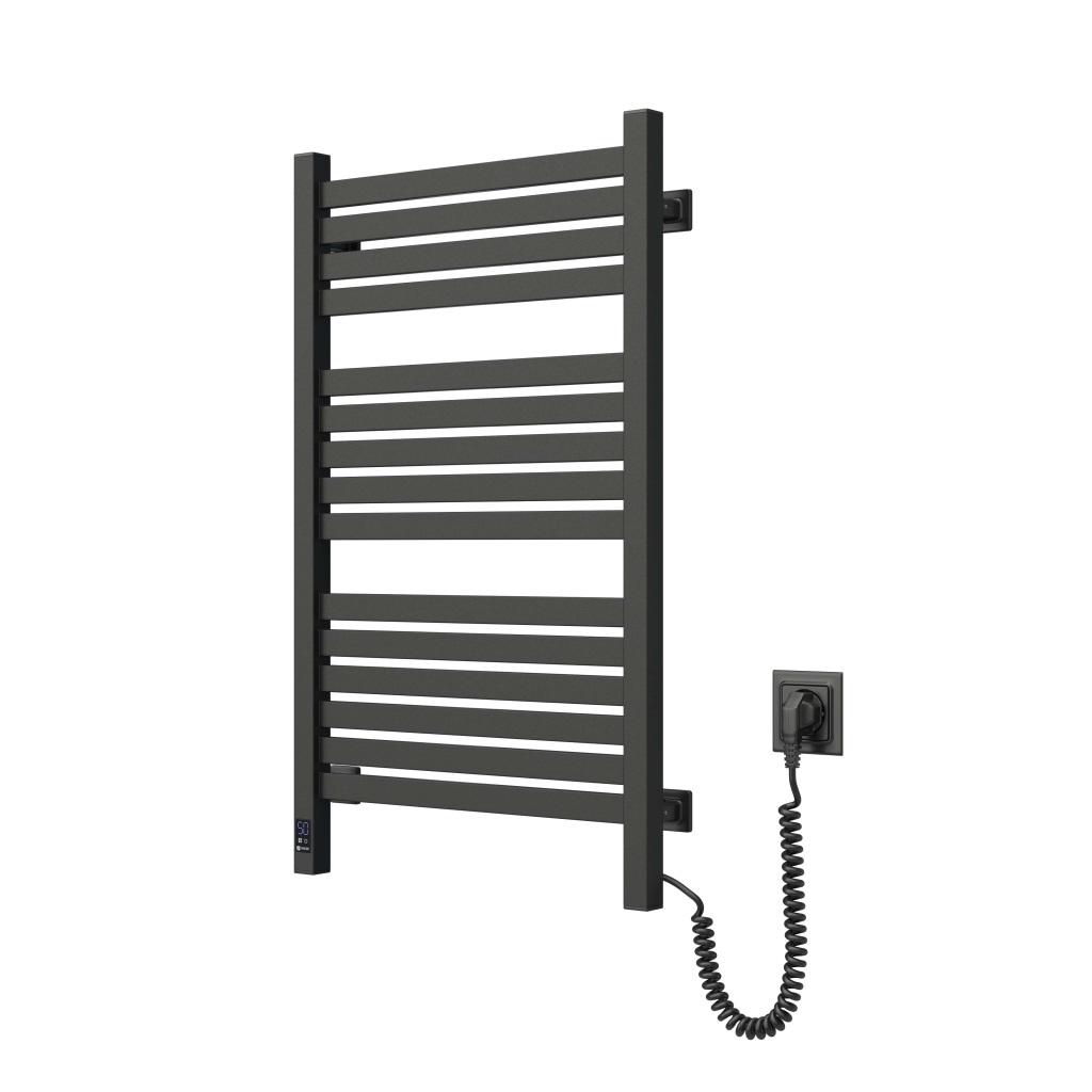 Сушарка для рушників Navin Авангард Х, 800х480, Wi-Fi, чорний муар, правобічна (12-272055-4880) - зображення 4