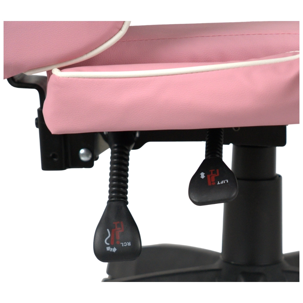 Крісло ігрове Аклас Стрік Light ANF Рожевий (PU-рожевий/білий) (00160345) - зображення 10