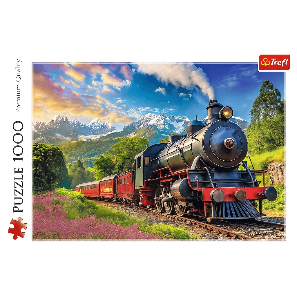 Пазл Trefl Подорож на поїзді 1000 елементів (5900511109290) - зображення 2