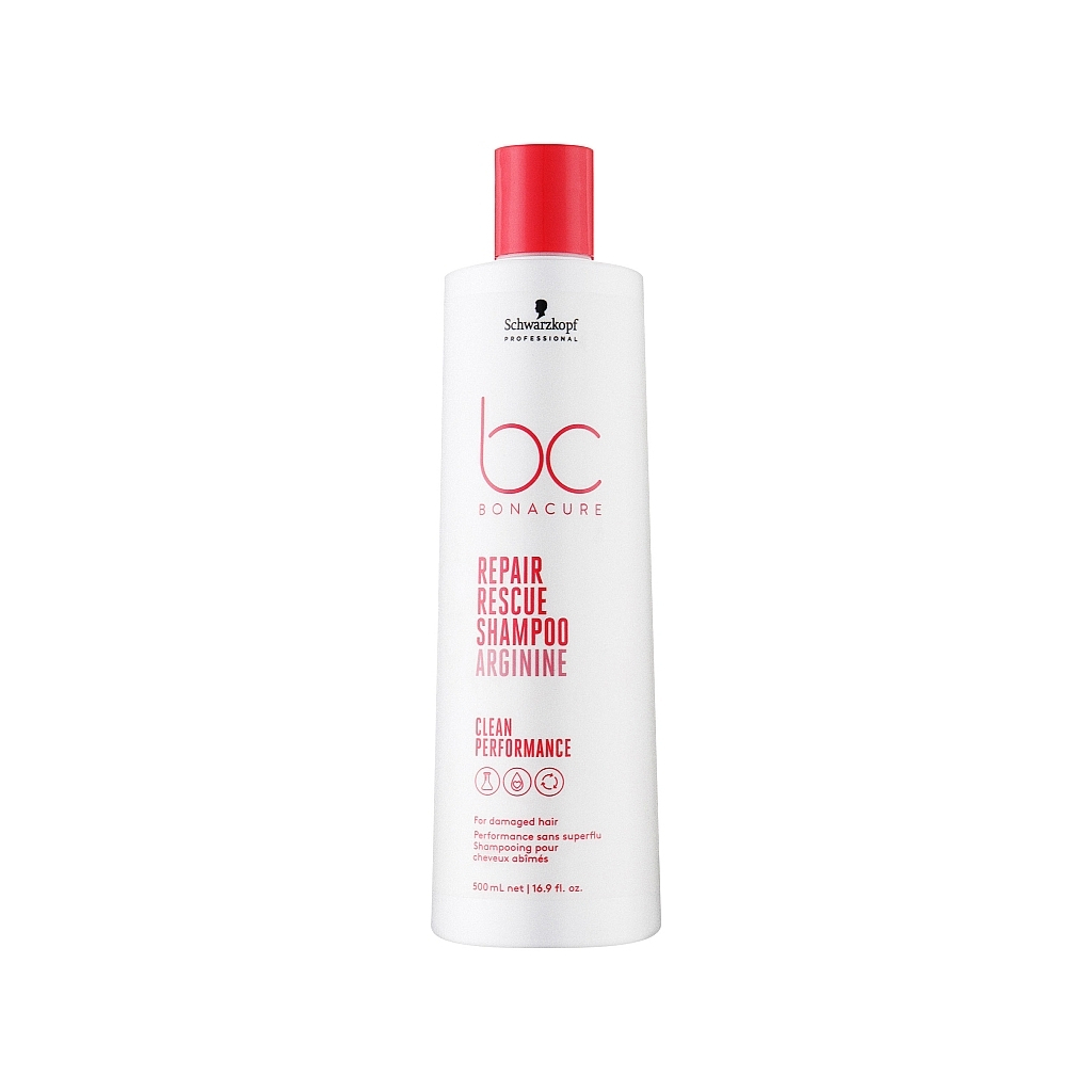Шампунь Schwarzkopf Professional ВС Bonacure Repair Rescue Shampoo Arginine Clean Performance 500 мл (4045787724110) - зображення 1