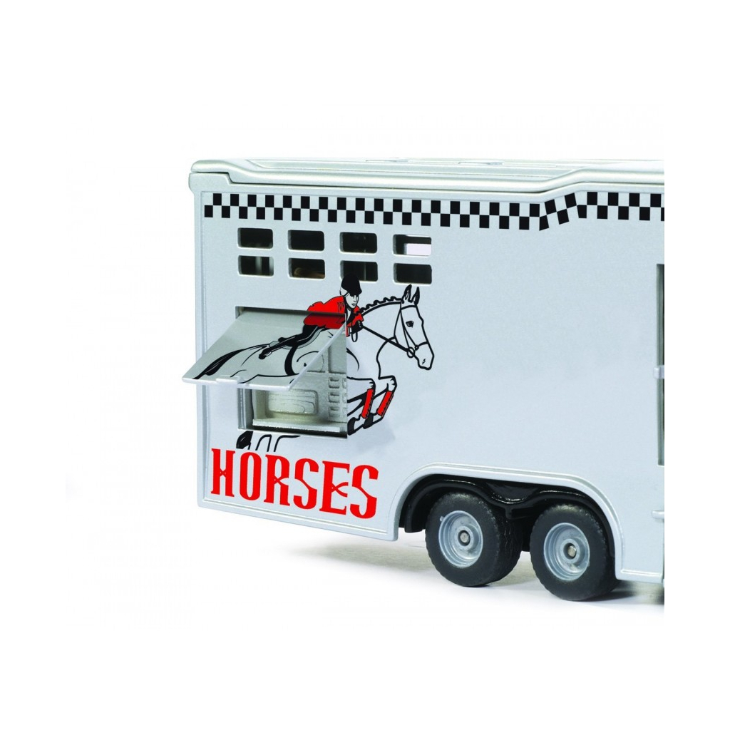 Спецтехніка Siku Вантажівка для перевезення коней (6460537) - зображення 5