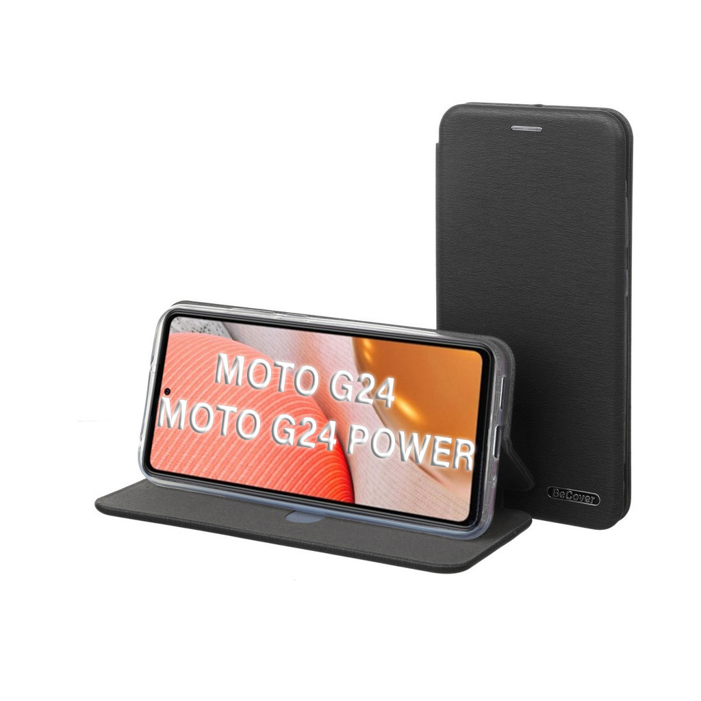 Чохол до мобільного телефона BeCover Exclusive Motorola Moto G24/G24 Power Black (710726) - зображення 1