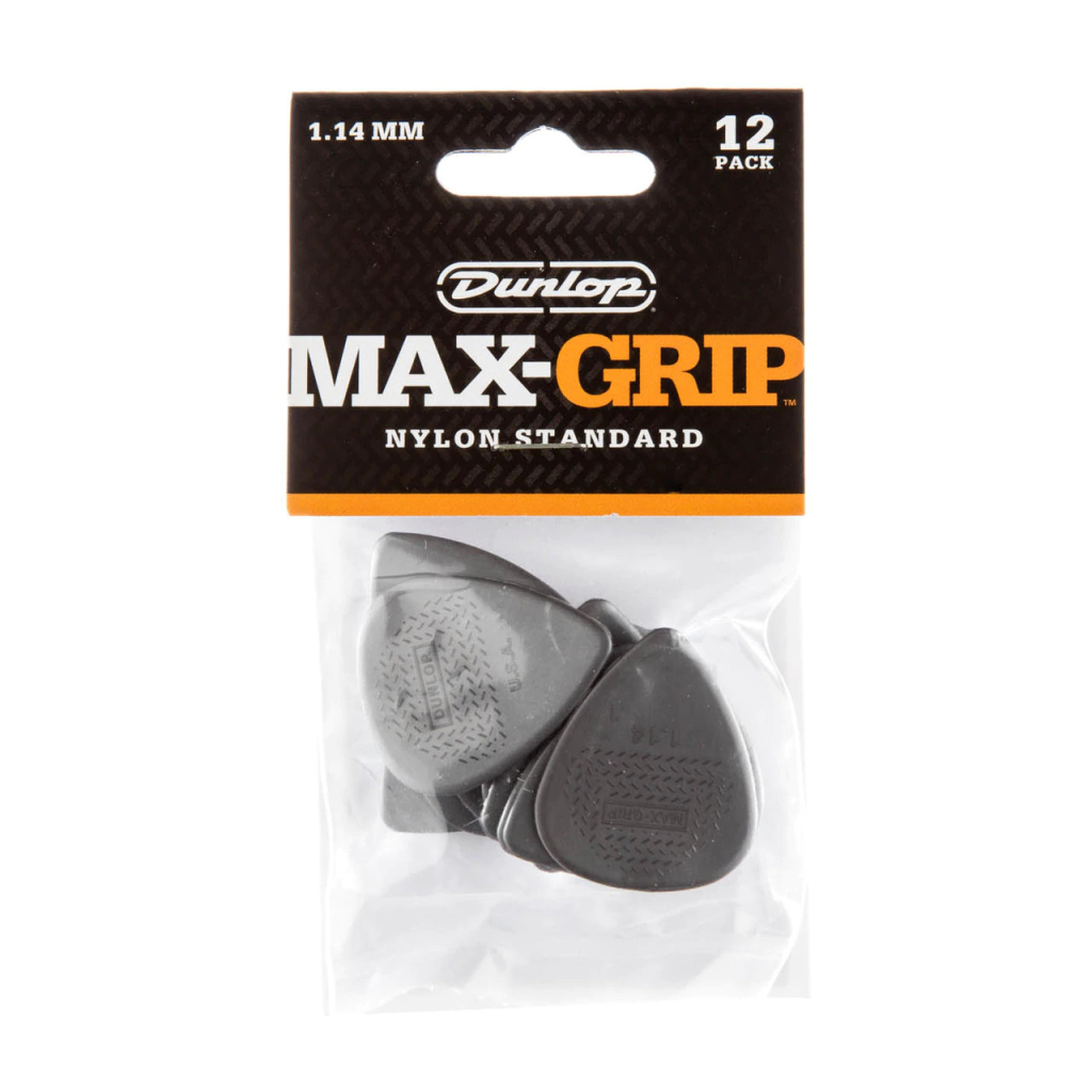 Медіатор Jim Dunlop Max-Grip Nylon Standard Pick 1.14mm 12 шт. (449P1.14) - зображення 3