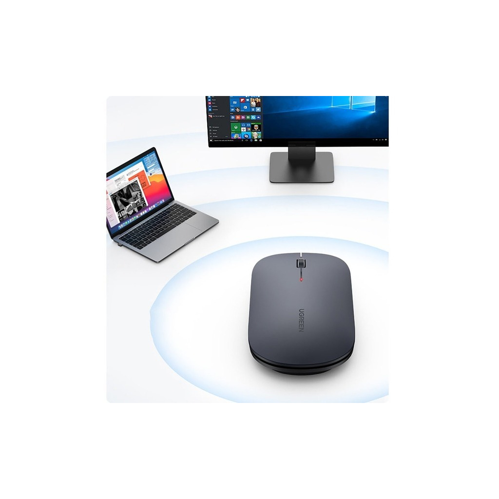 Мишка Ugreen MU001 Portable Wireless Black (90372) - зображення 5