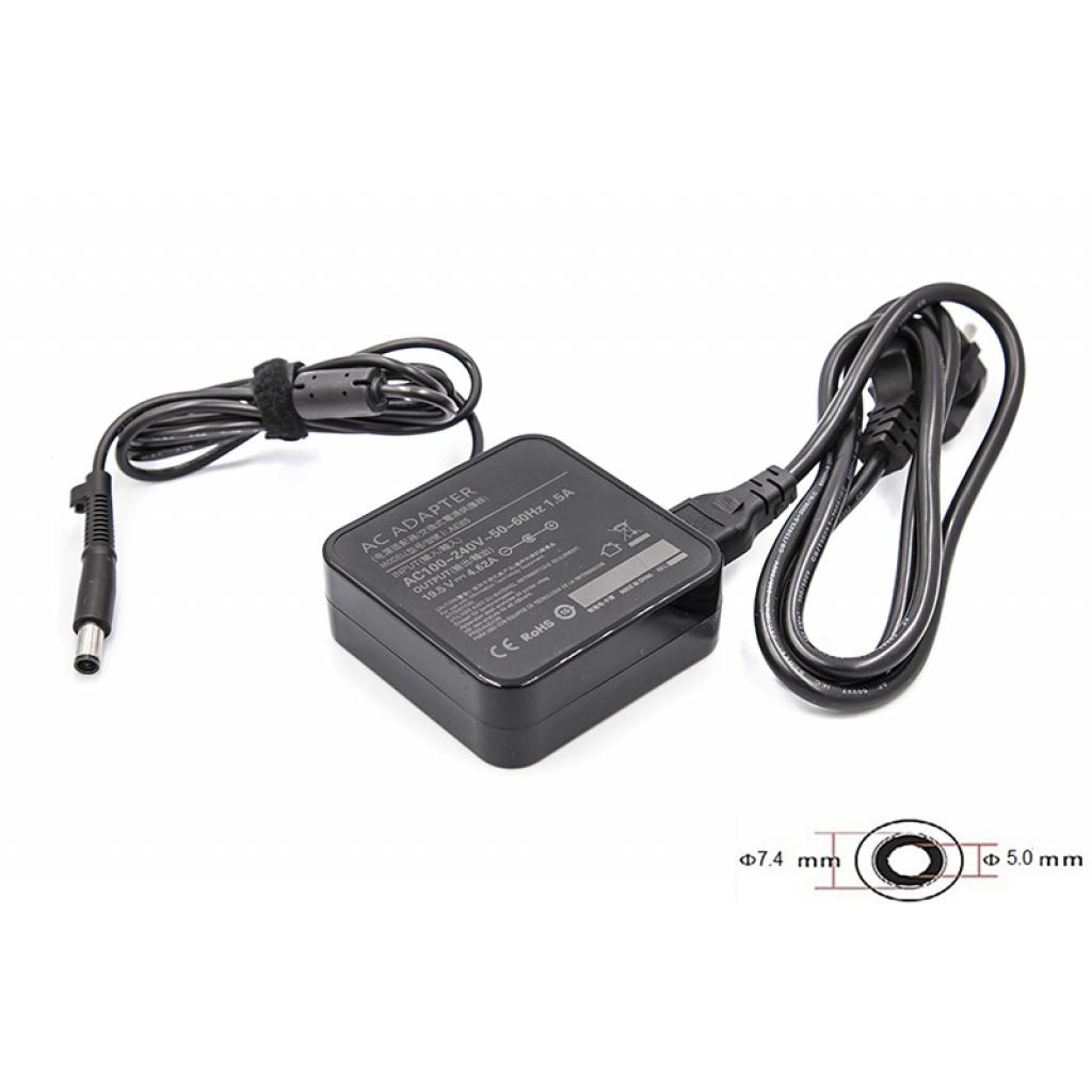 Блок живлення до ноутбуку PowerPlant DELL 220V, 19.5V 90W 4.62A (7.4*5.0) wall mount (WM-DE90G7450) - зображення 1
