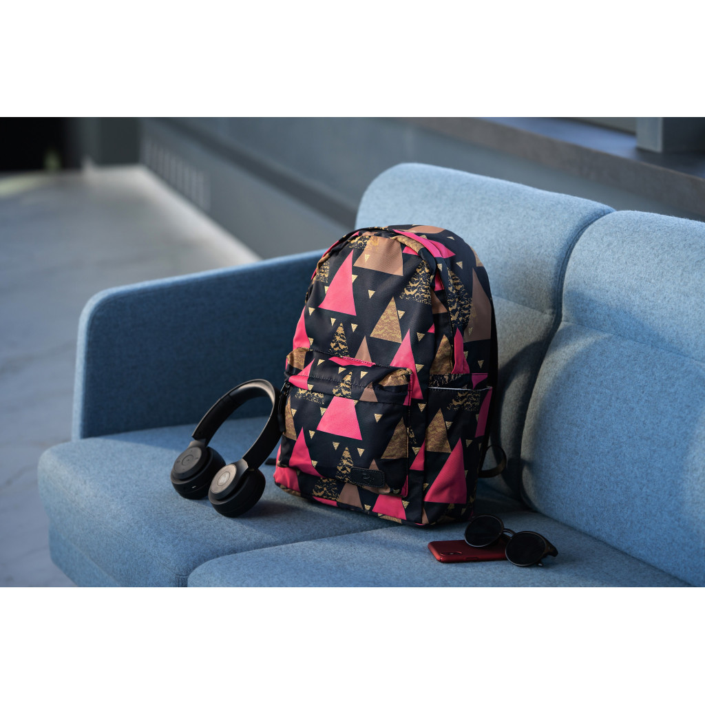 Рюкзак для ноутбука 2E 13" TeensPack Triangles, black (2E-BPT6114BK) - изображение 11