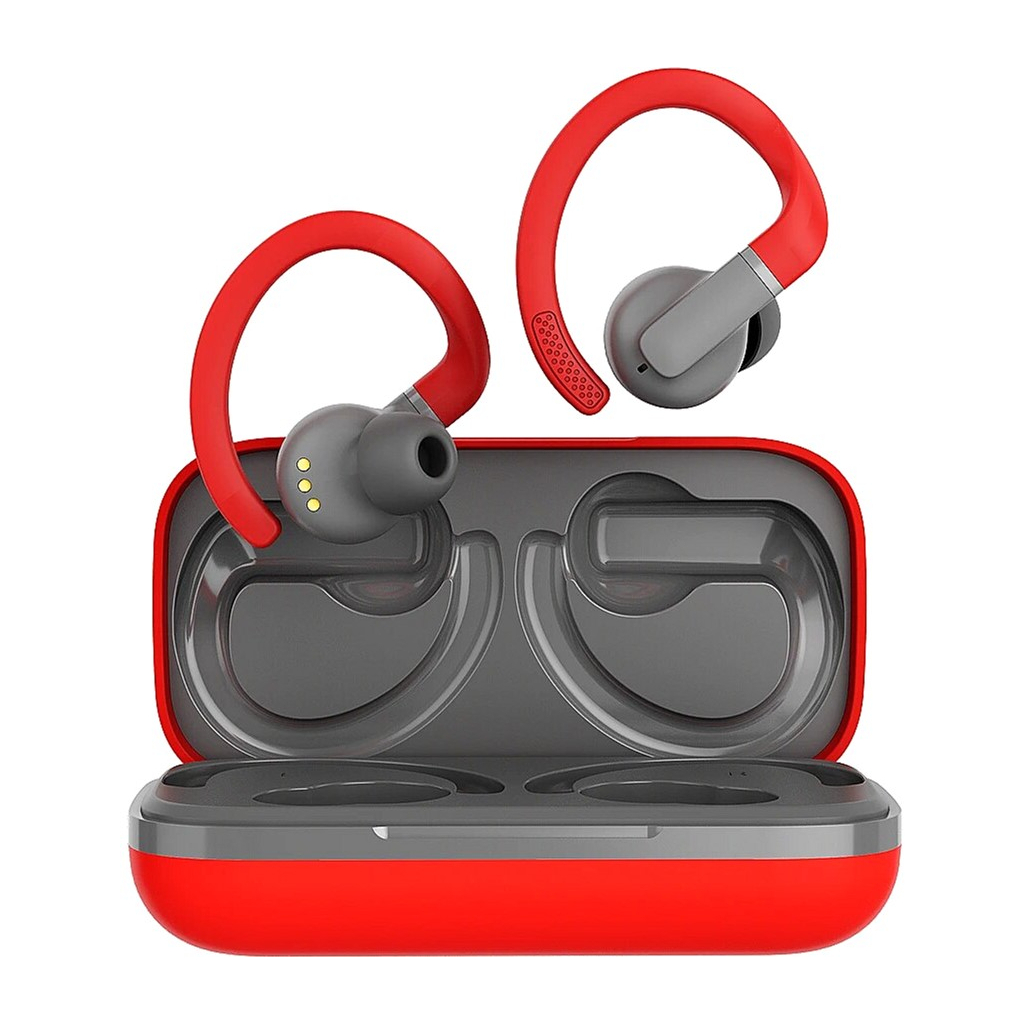 Навушники Canyon OnRun 11 Sport TWS Red/Grey (CNS-TWS11R) - зображення 1