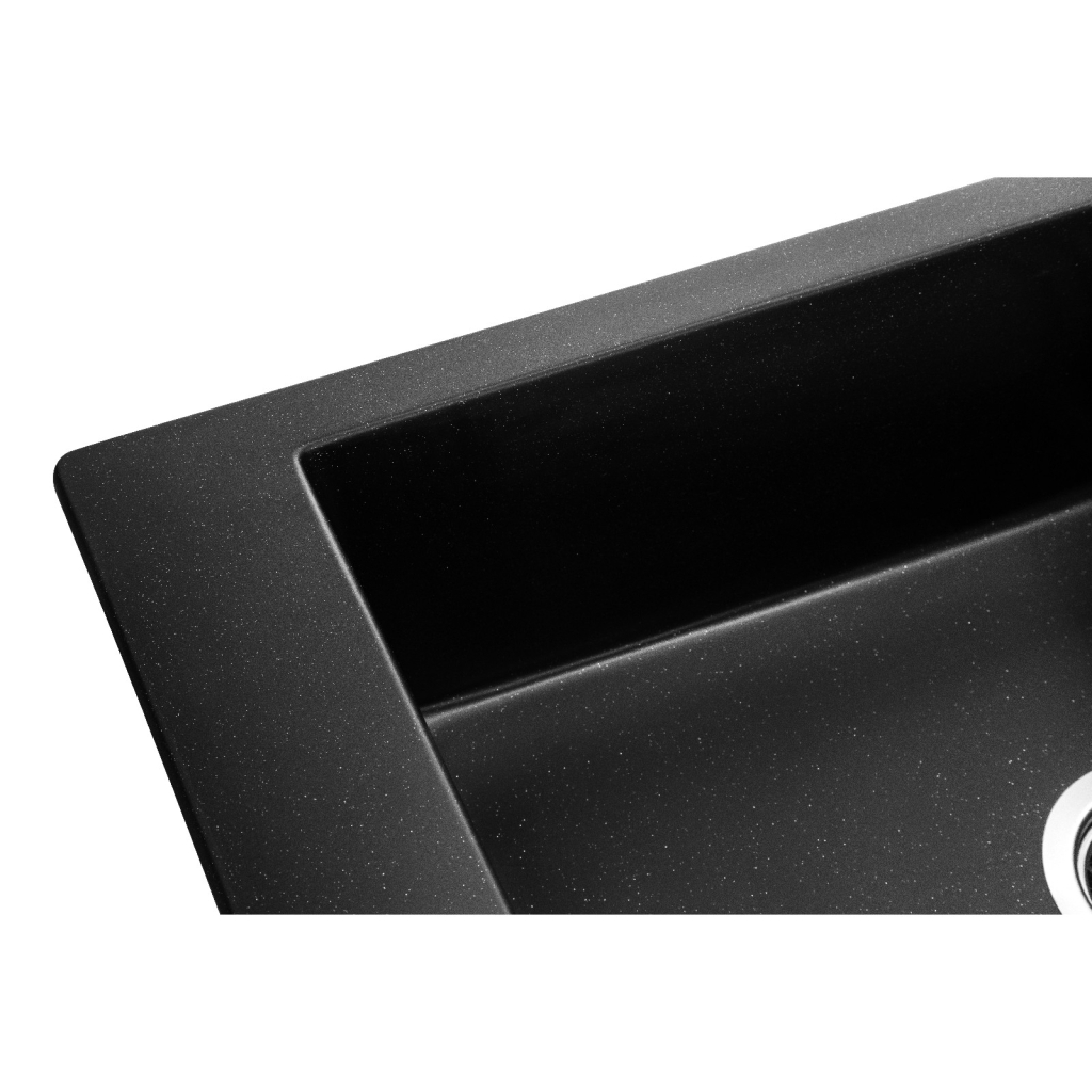 Мийка кухонна GRANADO Almeria black shine (gr3101) - зображення 3