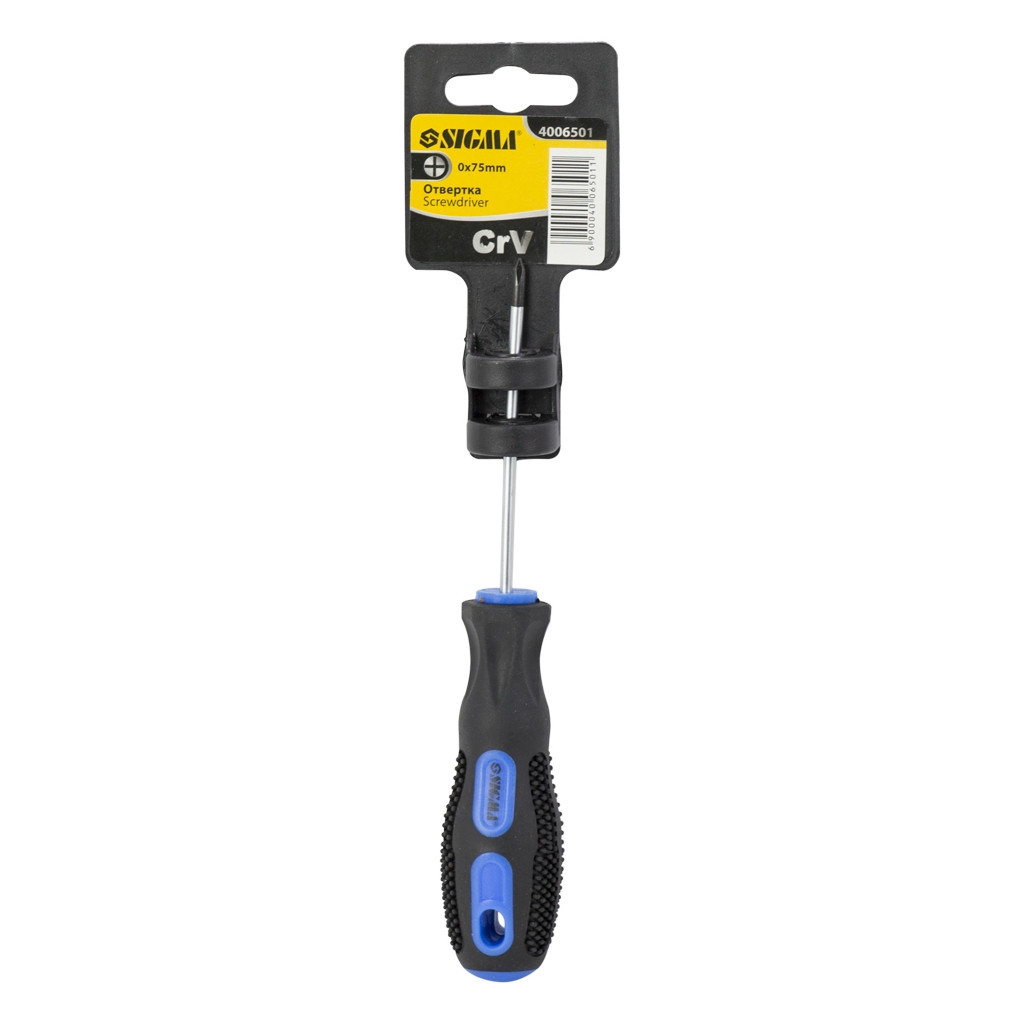 Викрутка Sigma хрестова PH0x75мм СrV (4006501) - зображення 2
