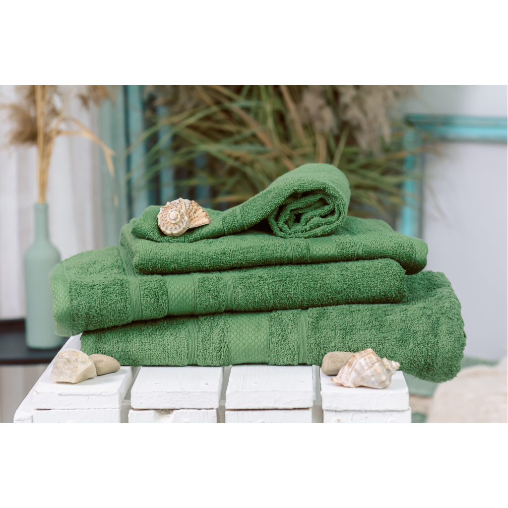 Рушник MirSon набір банних 5079 Elite SoftNess Military 40х70, 50х90, 70х140, 100x150 (2200003975710) - зображення 2