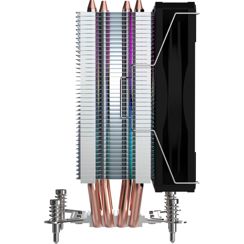 Кулер до процесора Zezzio ZH-C400 V2 ARGB/SRGB Ultra Fan - зображення 4
