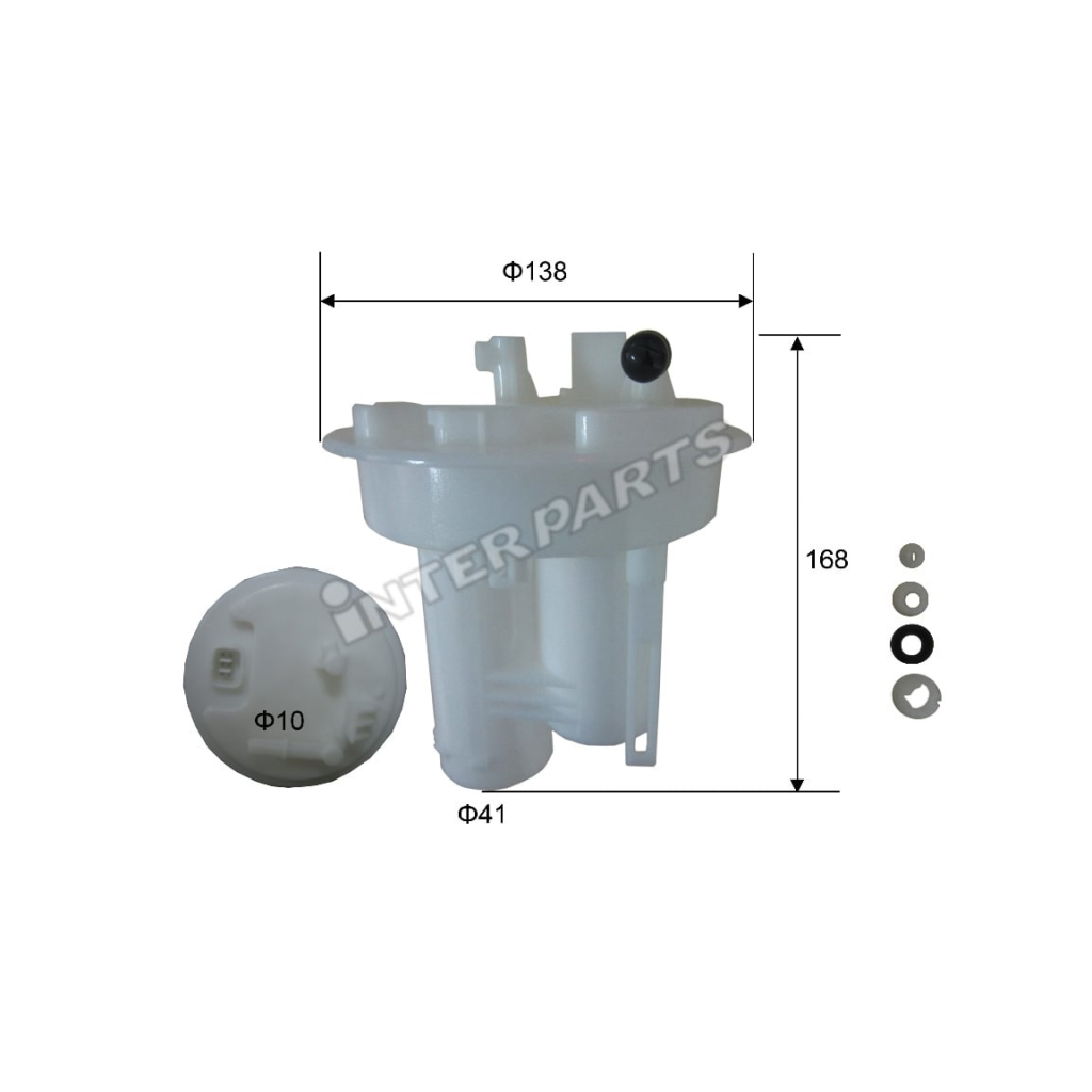 Фільтр паливний Interparts IPFT-801 - зображення 1