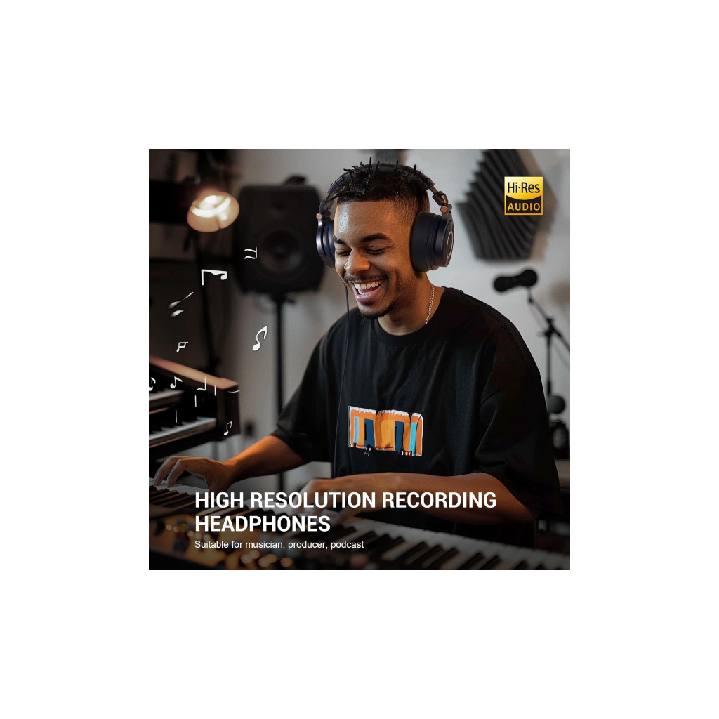 Навушники OneOdio Monitor 60 3,5мм/6,35мм Misty Blue (Monitor 60 Misty Blue) - зображення 5