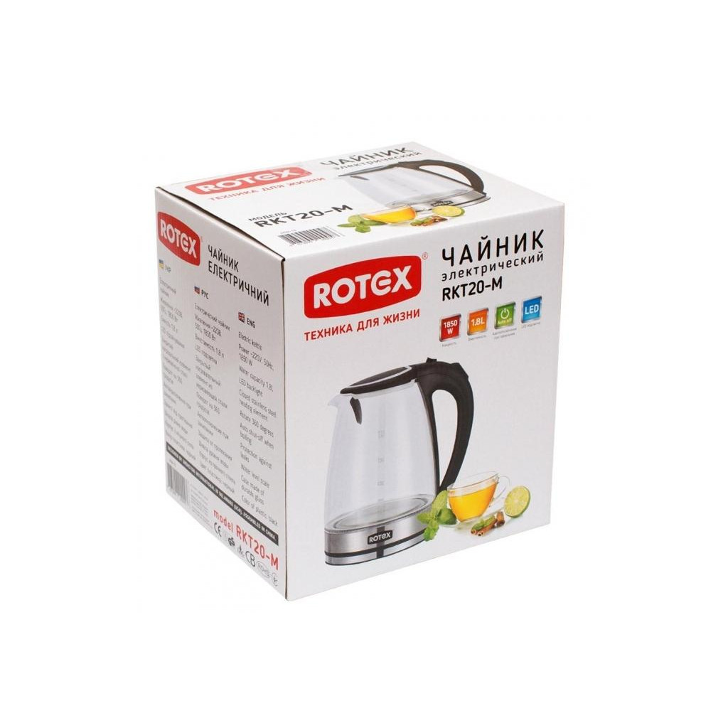 Електрочайник Rotex RKT20-M Black - зображення 3