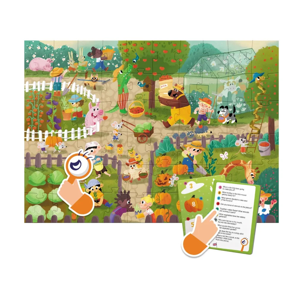 Пазл DoDo Віммельпазл Літо у селі, 60 елементів (300558) - зображення 3