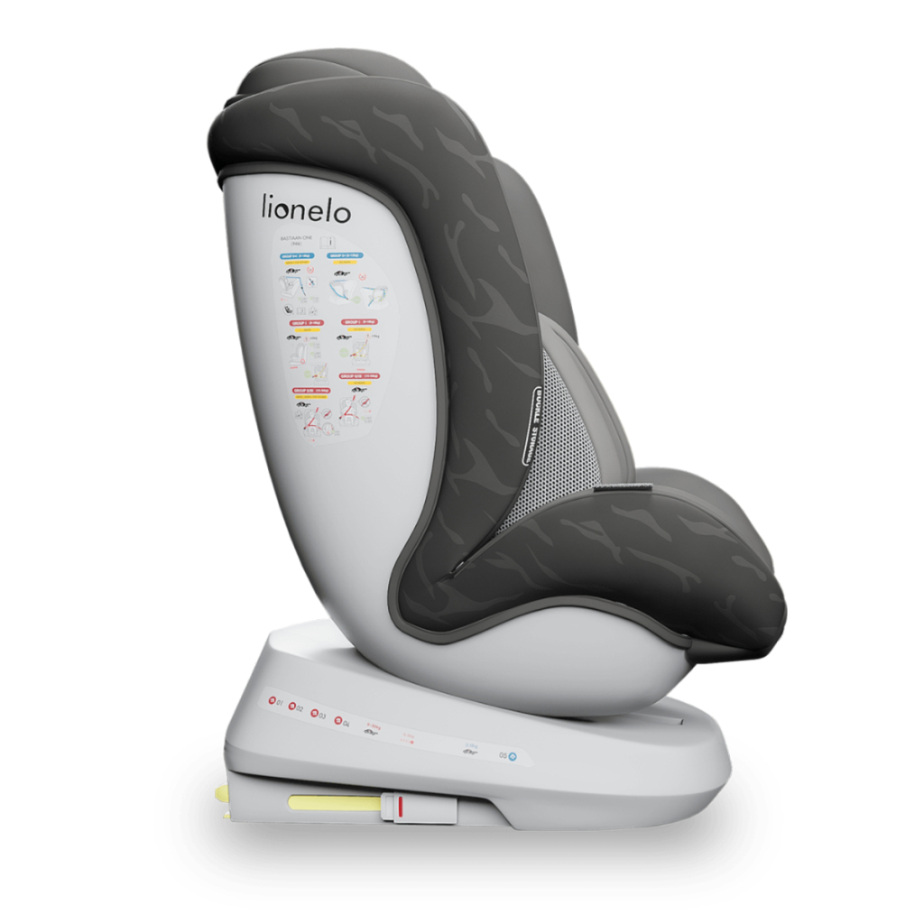 Автокрісло Lionelo Bastiaan One 0-36 кг Grey Graphite (LO-BASTIAAN ONE GREY GRAPHITE) - зображення 5