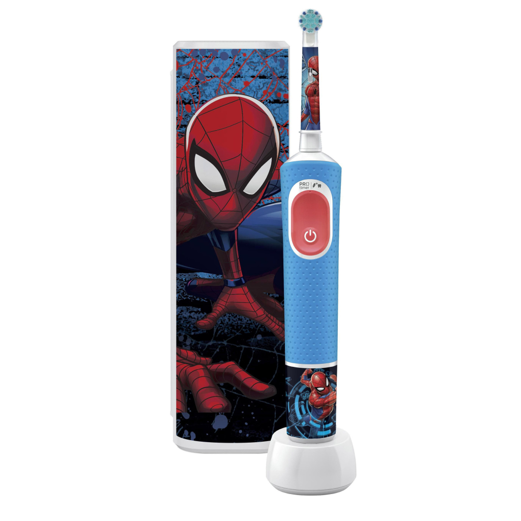 Електрична зубна щітка Oral-B D103.413.2KX Spider-Man - зображення 1