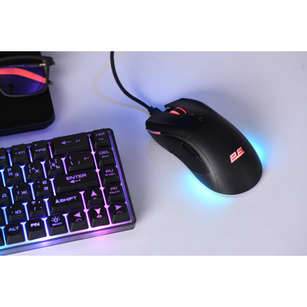 Мишка 2E Gaming MG350 Wireless/USB RGB Black (2E-MG350UB-WL) - зображення 9