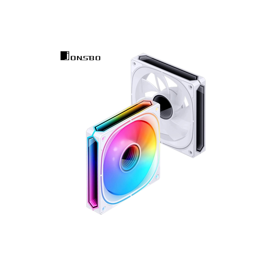 Кулер до корпусу JONSBO FR-505WR Reverse ARGB White - зображення 3