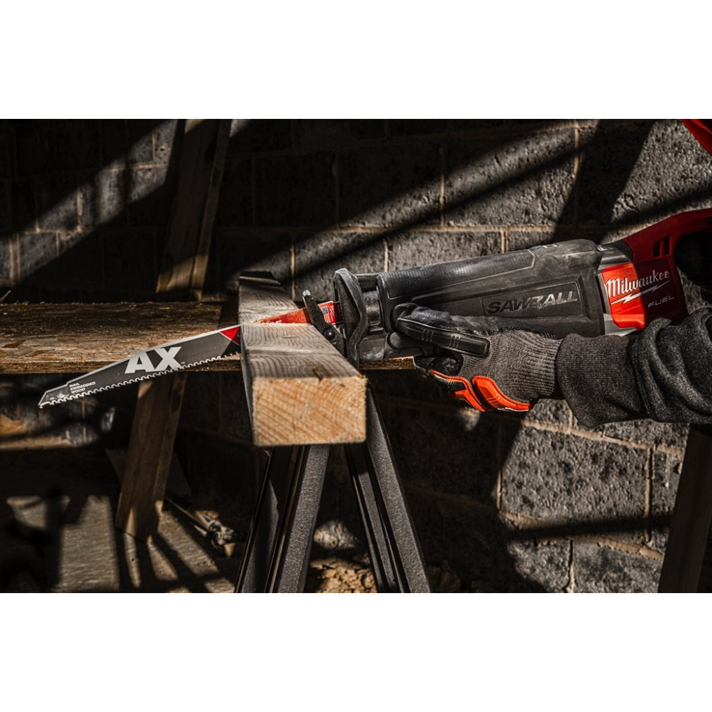 Полотно Milwaukee для шабельної пили, AX CARBIDE 150мм, крок 5мм, 5шт, деревина з цвяхами (48005521) - зображення 3