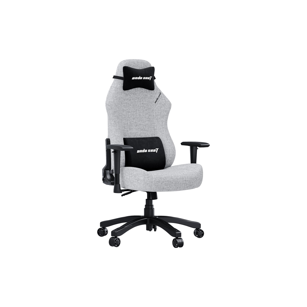 Крісло ігрове Anda Seat Luna Fabric Size L Grey (AD18-44-G-F) - зображення 4