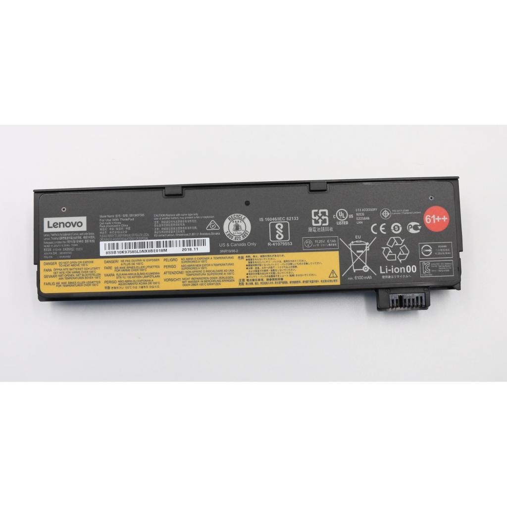 Акумулятор до ноутбука Lenovo ThinkPad T470 (61++) 01AV492, 6600mAh (72Wh), 6cell (A47526) - зображення 1