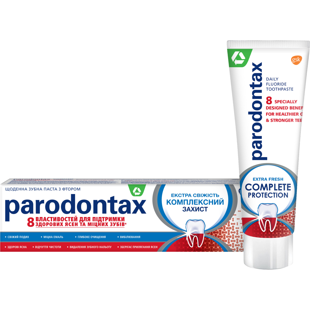 Зубна паста Parodontax Комплексний Захист Екстра Свіжість 75 мл (5054563040213/5054563948342) - зображення 2