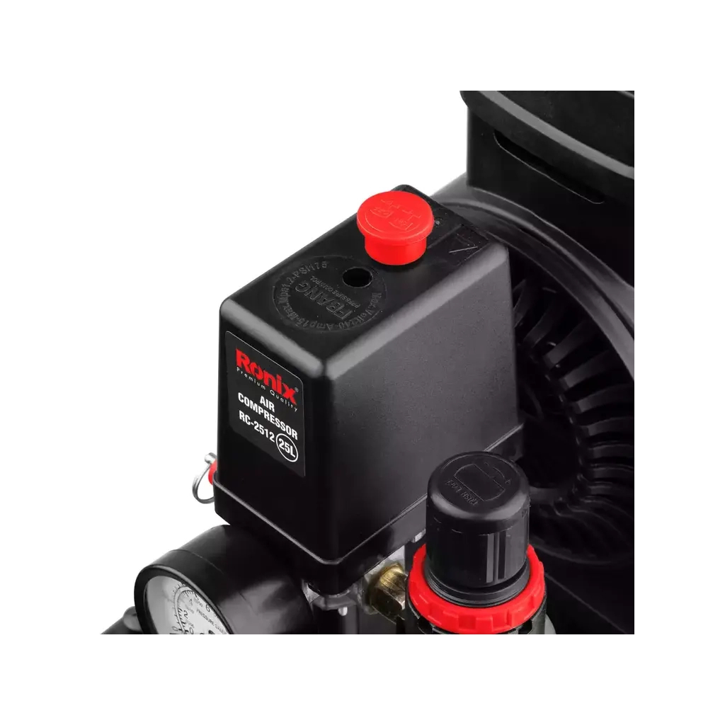 Компресор Ronix 25л, 1380Вт (RC-2512) - зображення 7