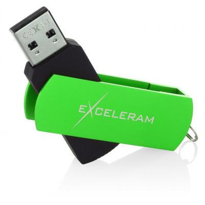 USB флеш накопичувач eXceleram 32GB P2 Series Green/Black USB 2.0 (EXP2U2GRB32) - зображення 3