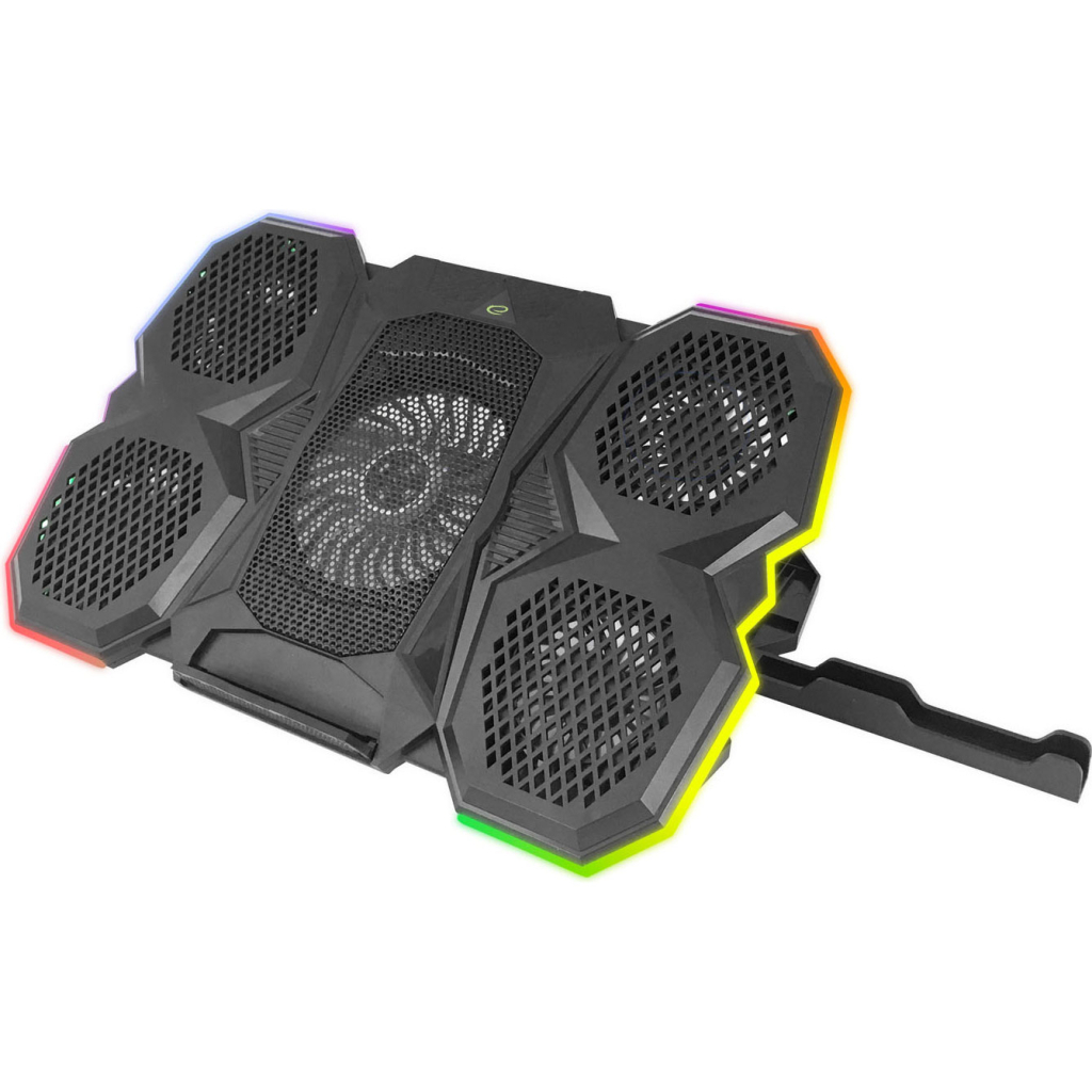 Підставка до ноутбука Esperanza EGC107 with RGB Breva + mobile stand (EGC107) - зображення 2