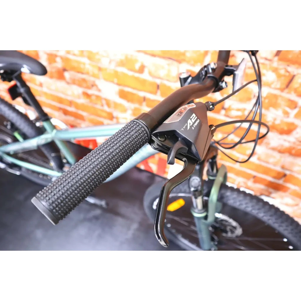 Велосипед Discovery Flint AM DD 24" 13" ST 2024 Зелено-сріблястий (OPS-DIS-24-332) - зображення 2