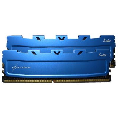 Модуль пам'яті для комп'ютера DDR4 16GB (2x8GB) 2133 MHz Blue Kudos eXceleram (EKBLUE4162114AD) - зображення 2