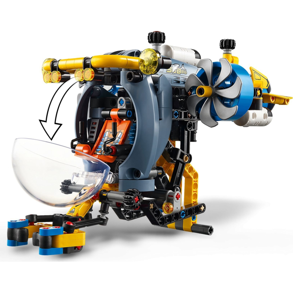 Конструктор LEGO Technic Глибоководний дослідницький підводний човен (42201) - зображення 8