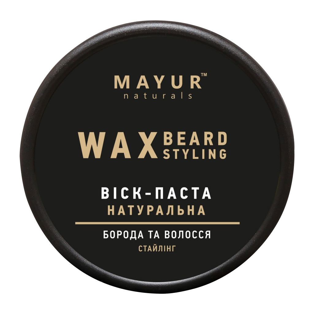 Віск для волосся Mayur Для стайлінгу бороди та волосся 50 мл (4820230952872) - зображення 1