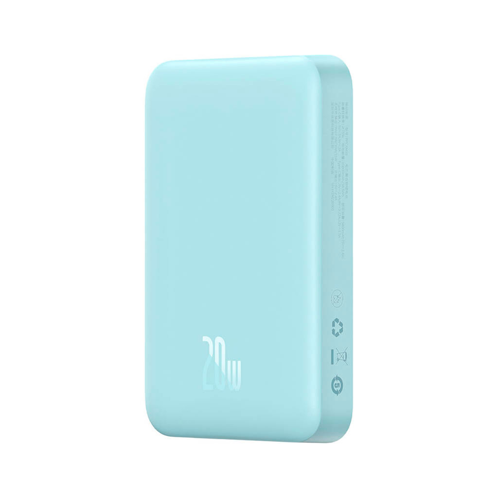 Батарея універсальна Baseus Wireless Magnetic Mini 10000mAh 20W, Blue (PPCX030003\PPCXM10) (P10022100312-00) - зображення 4
