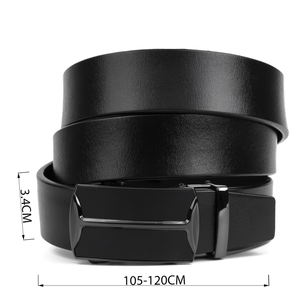 Ремінь Vintage Чоловічий з матовим металом Чорний (20267) - зображення 4