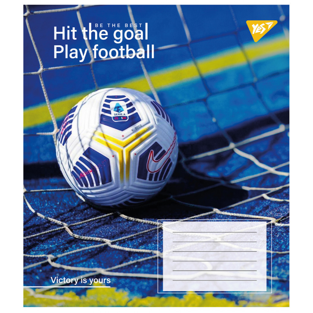 Зошит Yes Hit the goal 24 аркушів лінія (767315) - зображення 3
