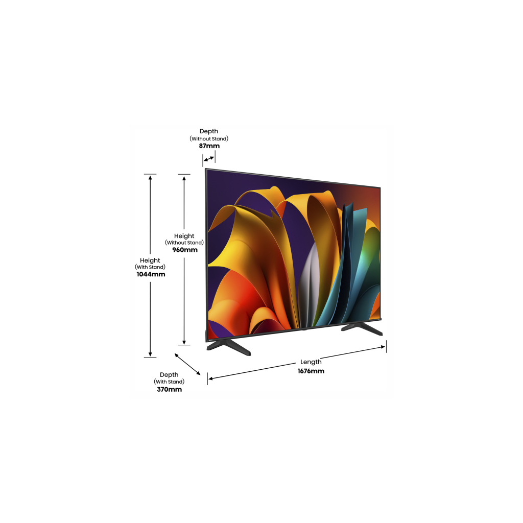 Телевізор Hisense 75A6N - зображення 9