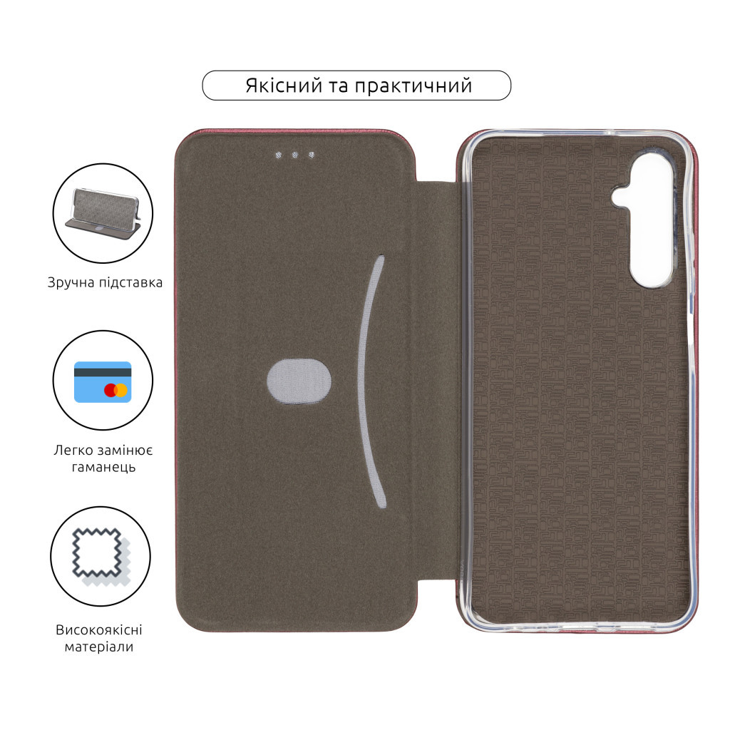Чохол до мобільного телефона Armorstandart G-Case Samsung A05s (A057) Marsala (ARM72620) - зображення 3