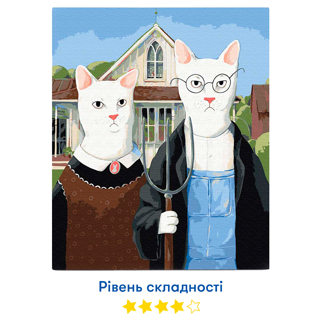 Картина по номерам Orner Українські Котики 40х50 см (orner-1526) - зображення 6