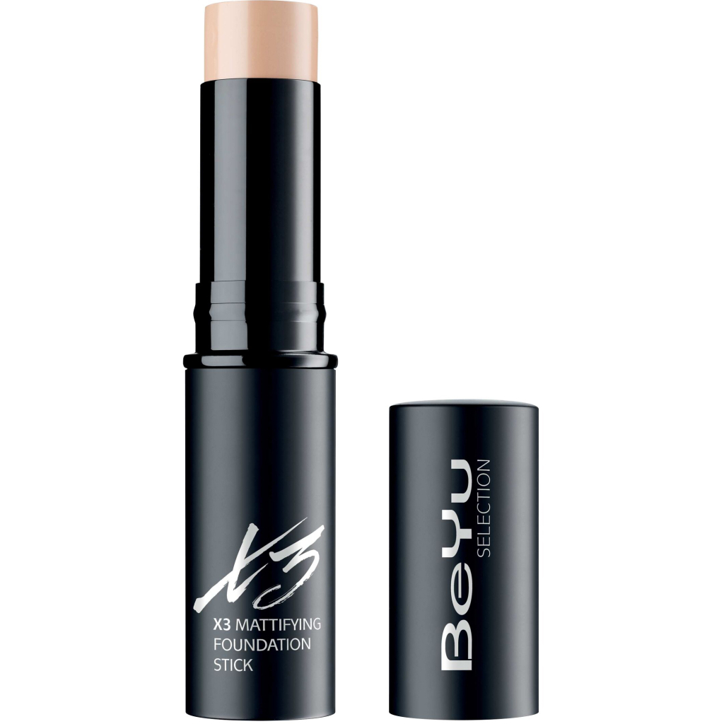 Коректор для обличчя BeYu X3 Mattifying Foundation Stick 07 - Light Beige (4033651020642) - изображение 1
