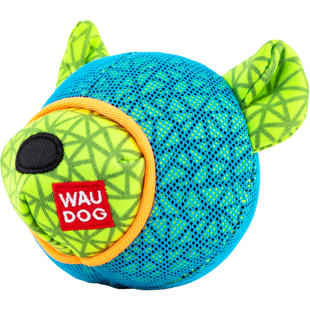 Іграшка для собак WAUDOG Fun Ведмедик 12х11 см блакитна (62052) - зображення 2