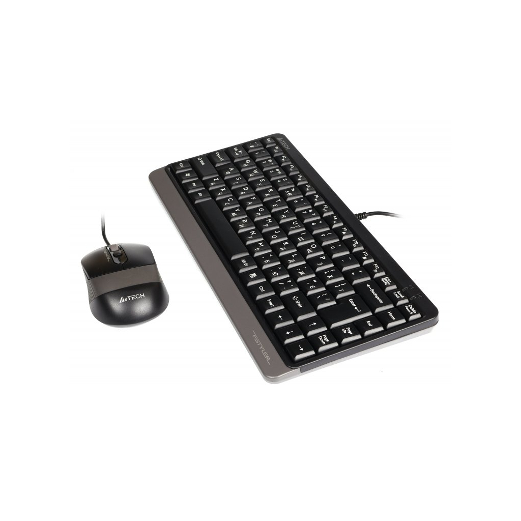 Комплект A4Tech F1110 USB Grey (4711421987547) - зображення 5
